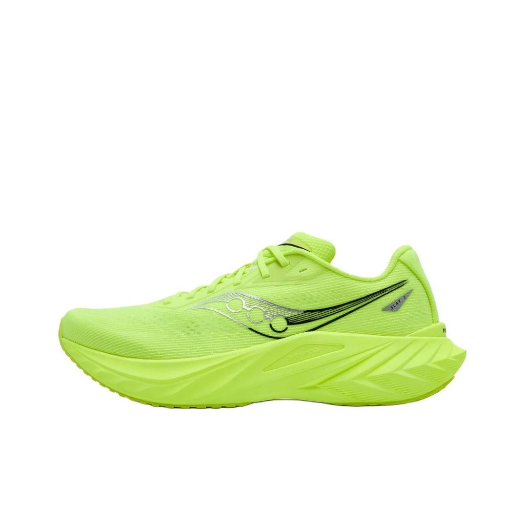 SAUCONY Slay Speed 3 Scarpe da corsa basse comode versatili per l'equilibrio Scarpe da corsa unisex Verde chiaro S28271-1