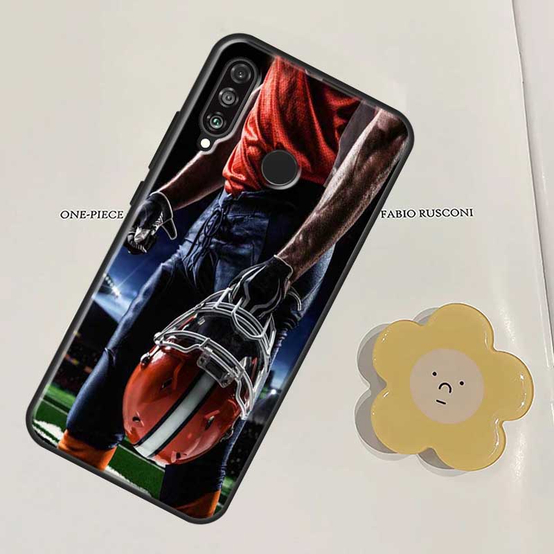 American Football Sport For Huawei Nova Y60 Y70 Y90 Y61 Y91 3i 7i 8i 11i Nova 11 9 10 SE P20 P40 Lite P30 Pro Case