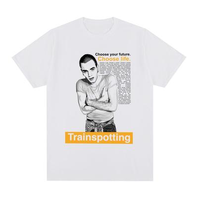 Trainspotting Choose Life Design Βρετανικό δημοφιλές vintage μπλουζάκι Βαμβακερό ανδρικό μπλουζάκι Νέο μπλουζάκι Γυναικεία μπλουζάκια