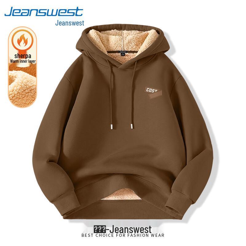

Толстовка мужская Jeanswest с утолщенной подкладкой из овечьей шерсти 4XL