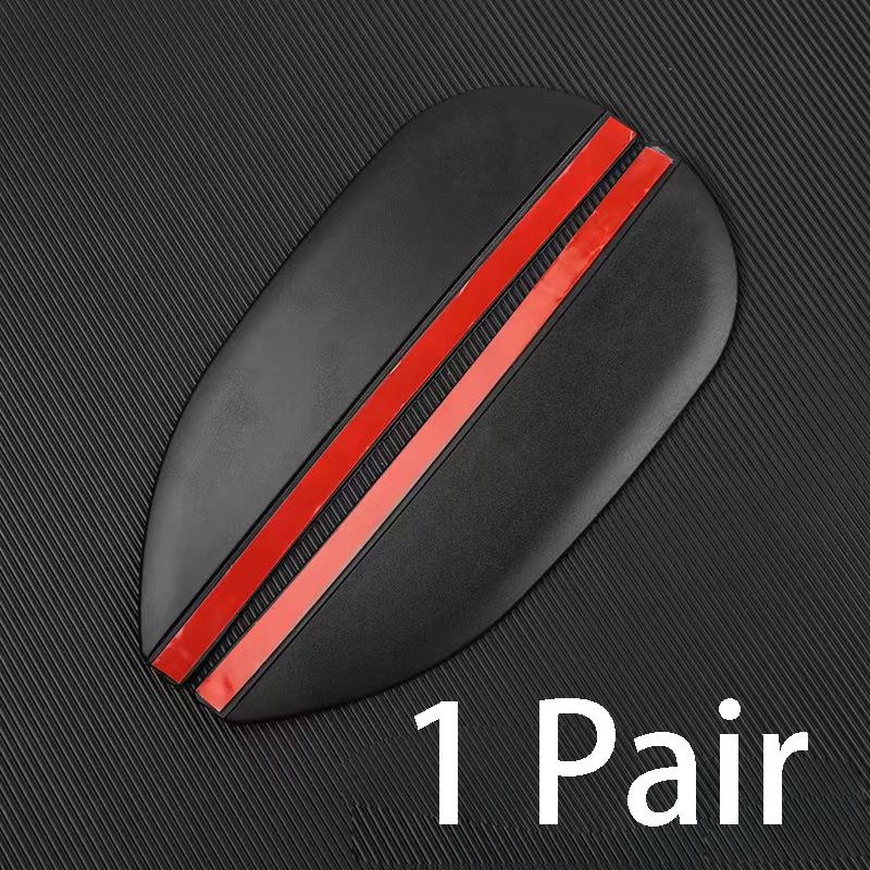 

1 Pair Black Car Rearview Mirror Rain Visors, Self-Adhesive Sun Shade Guards, Universal Fit for All Vehicles