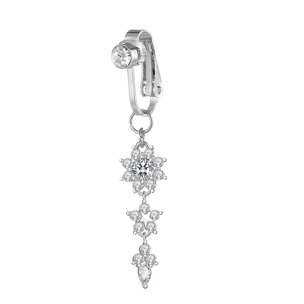 Stylish No-Clip Navel Ring and Stud Collection