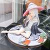 Anime Wandering Witch: The Journey of Elaina Figure Elaina Pajama Sitting Posture Action Figure PVC Model Toys Collection