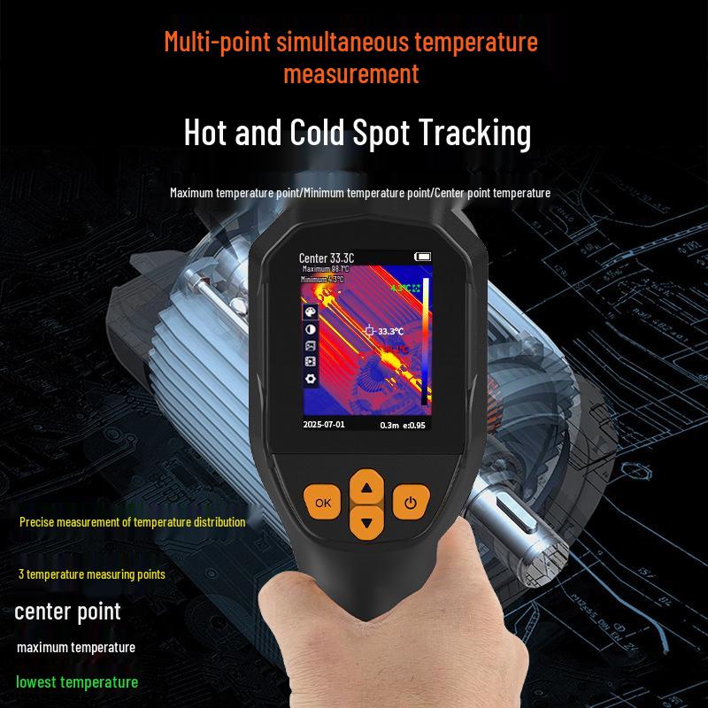Xima ST8660 High-Precision Infrared Thermal Imager for Electrical Cabinet Inspection & Floor Heating Leak Detection.