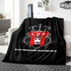 Alajuelense Logo Print Flannel Blanket High Quality Warm Comfortable Cover for All Seasons Perfect for Gifts Home Decor