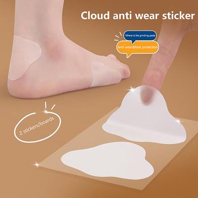 1 Paar/Brett Unsichtbare Transparente Anti-Reibung Ferse Aufkleber Anti-Verschleiß Ferse Zehen Schutz Pads Blasen Prävention Fuß pflege