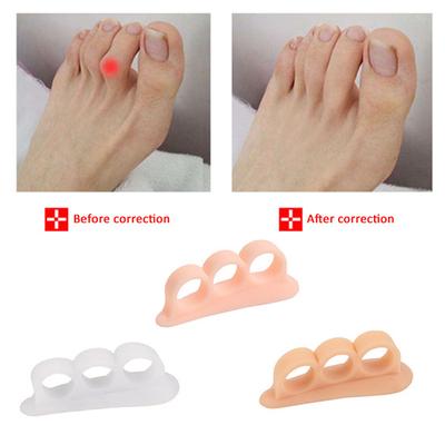 2-teiliger Hammerzehenglätter und -Korrektor aus Silikongel für gekräuselte Zehen, verbessert das Gleichgewicht und reduziert Beschwerden