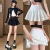 Women's Sweet Ballet-Style High-Waisted A-Line Short Skirt - Slimming Fluffy Design for Summer
