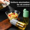 Frasco Pulverizador de Óleo 230ML Compacto Dispensador de Óleo de Qualidade Alimentar Spray de Névoa de Óleo de Ângulo Amplo Tampa à Prova de Vazamentos Acessório de Cozinha Recarregável para Cozinhar Churrasco