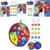 Large Double-sided Target For Cross-border Children's Dartboard Set Indoor Parent-child Game Toy With Sticky Balls
