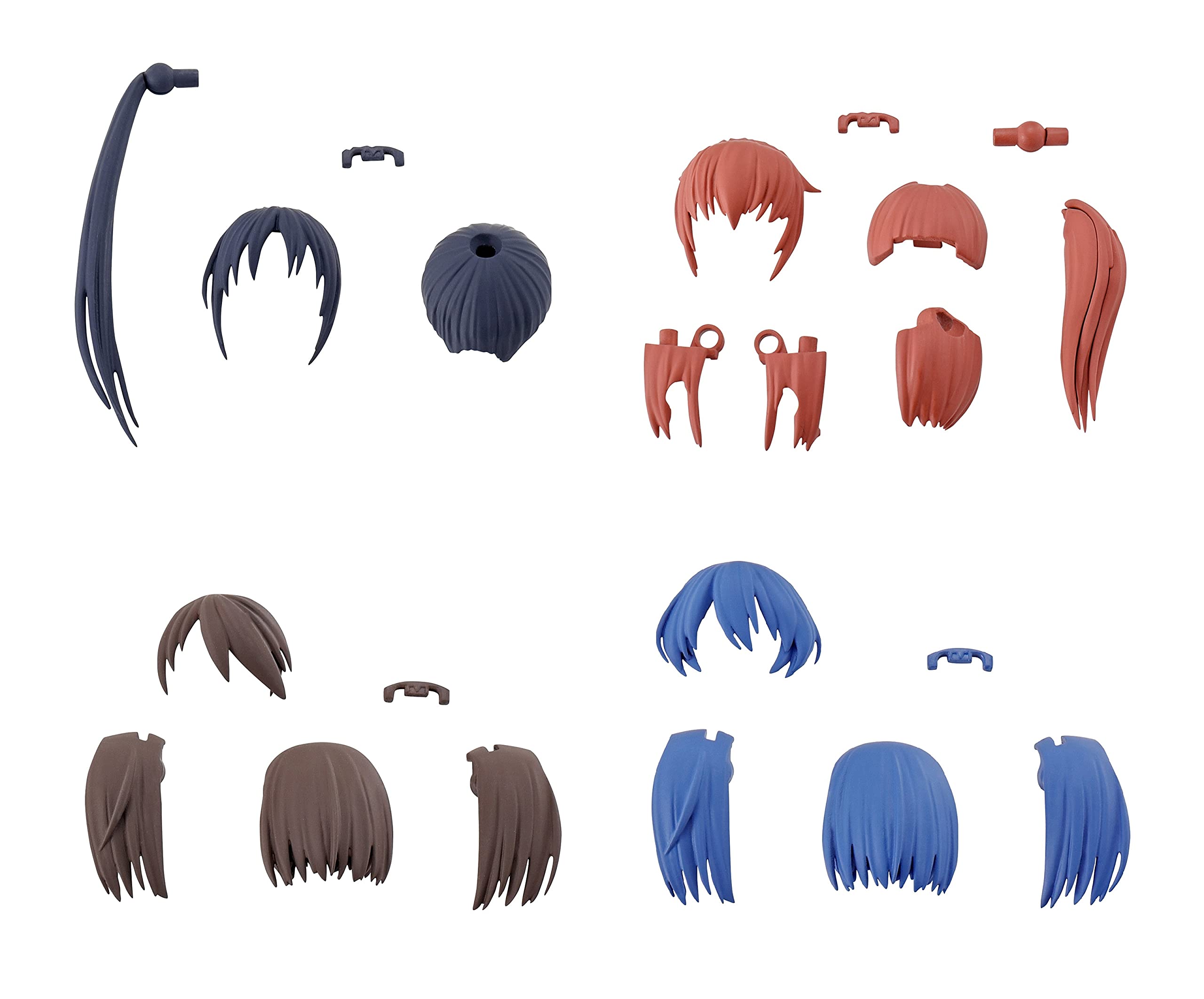 

BANDAI SPIRITS 30MS Optional Hairstyle Parts Vol.2 (BOX) красный