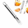 Stainless Steel Orange Peeler Multifunctional Long Handle Citrus Slicer Easy To Peel Handheld Citrus Peeler Gadget