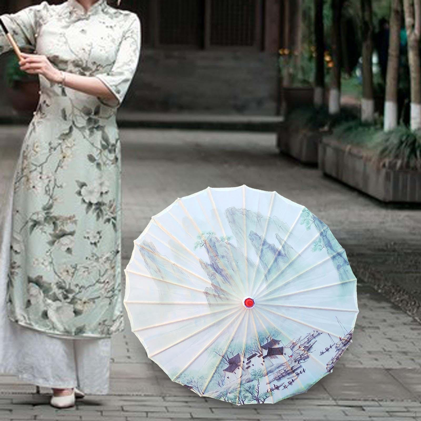 

Китайский масляный бумажный зонтик, восточный зонтик, декоративный, для классических танцев, для