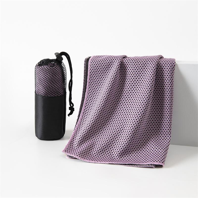 Cooling Towel Quick Drying Soft Breathable Microfiber Anti Sunstroke for Student Summer Outdoor Activity 1Pcs