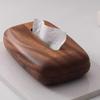 Walnut Wood Tissue Box Solid Wood Tissue Drawer Home Desktop Storage Container Napkin Holder Paper Towel Holder Home Decoraction