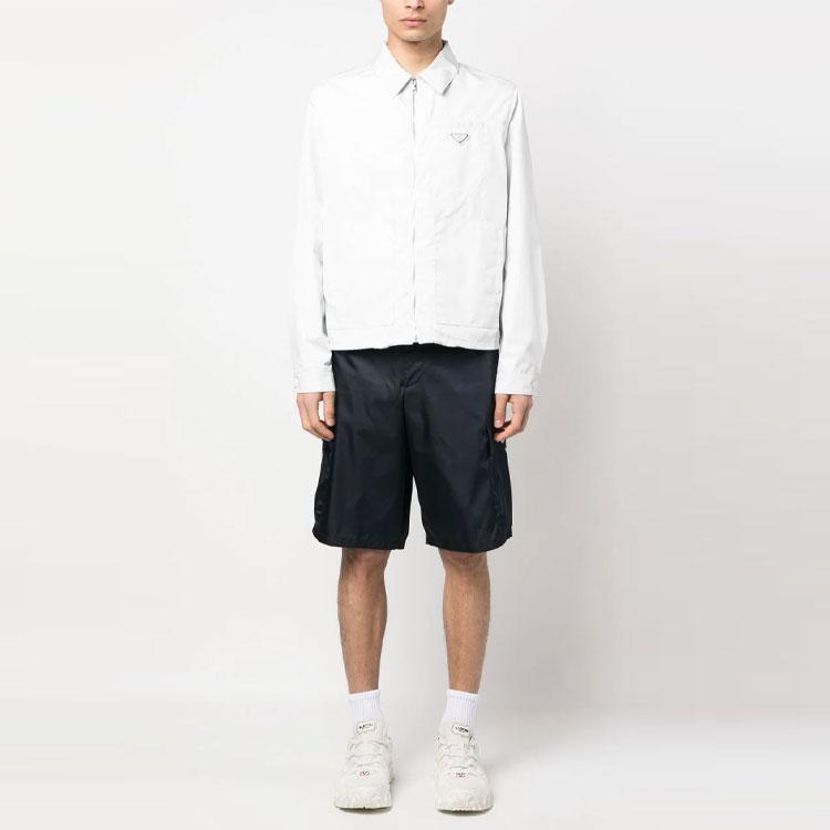 PRADA SS23 Cargo Shorts Men's Marine Blue SPH244-1WQ8- F0SVF-S-231