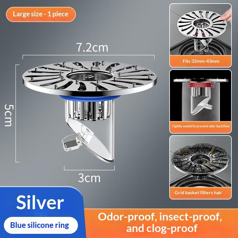 New Anti Odor Floor Drain Core Removable Insect Prevention Drain Cover Colander Shower Drainer Kitchen Bathroom Accessories