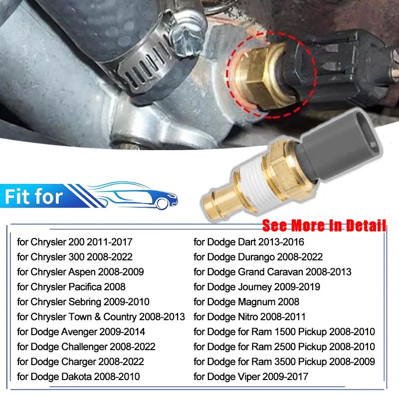 Engine Coolant Water Temperature Sensor 5149077AB 5149077AA for Chrysler Dodge RAM Challenger Durango Nitro 5149096AB 5149096AA