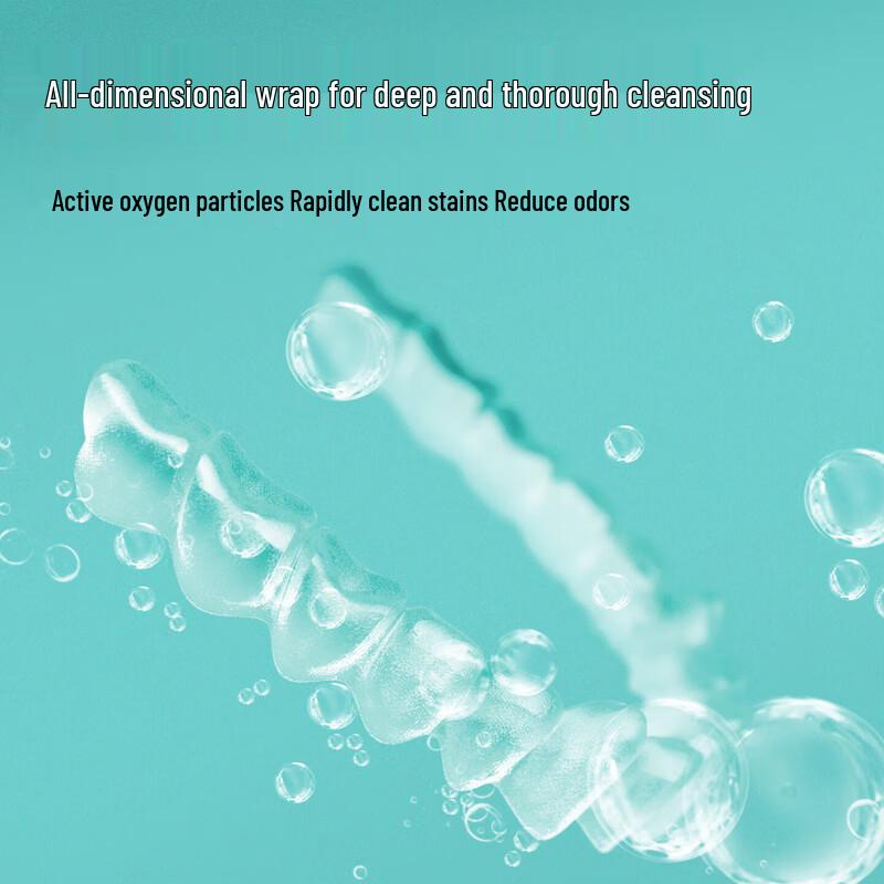 FAWNMUM Mint Effervescent Aligner & Retainer Cleaning Tablets