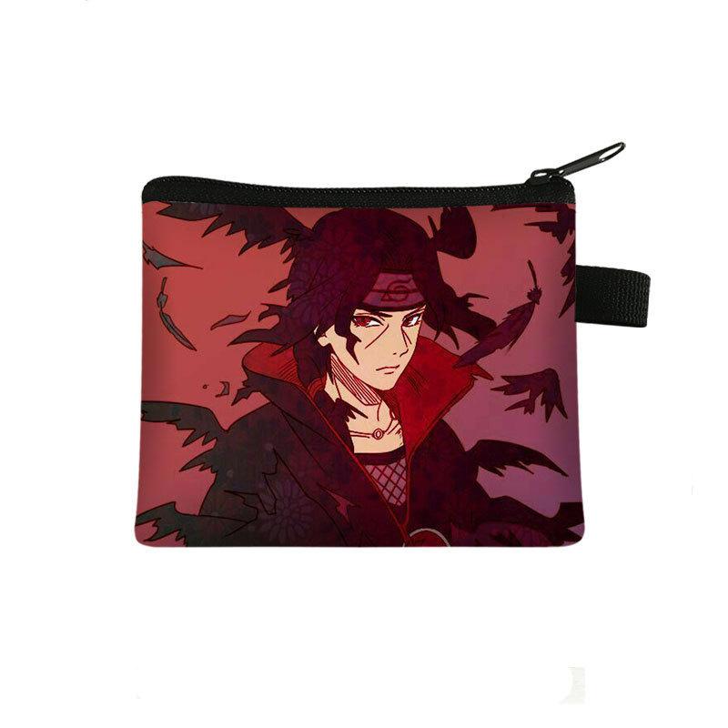 Cute Bag Naruto Children'S Change Bag, Male And Female Students' Simple Card Bag, Middle School Student Zipper Storage Bag Batch