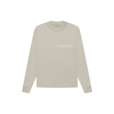 Essentials Graphic Long Sleeve T-Shirt Men Tops Smoke-Grey ESSLTLE2011MJ