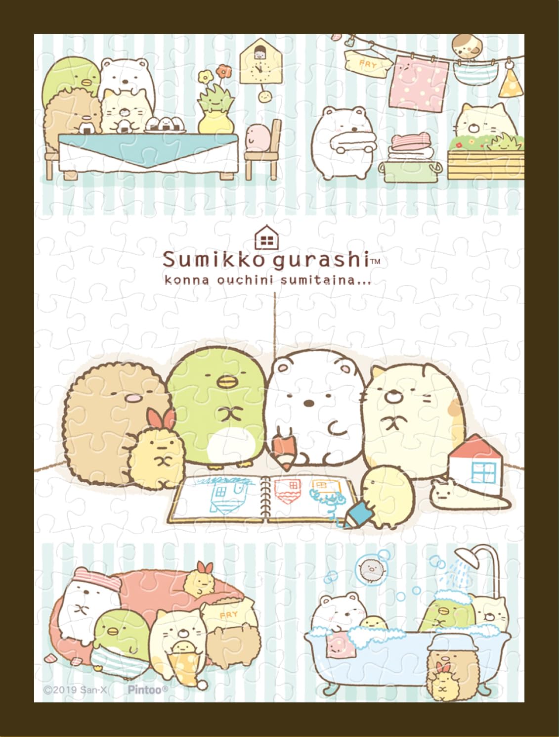 

Ensky Sumikkogurashi Want to Live in a House Like x cm Mini Puzzle 150 Pieces Jigsaw Puzzle I This 7.6 10.2 MA-38