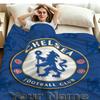 1PC Chelsea F Custom Name Patterned Flannel Blanket Suitable For All Seasons for Home Decor Warmth and Comfort Gifts Holiday Present