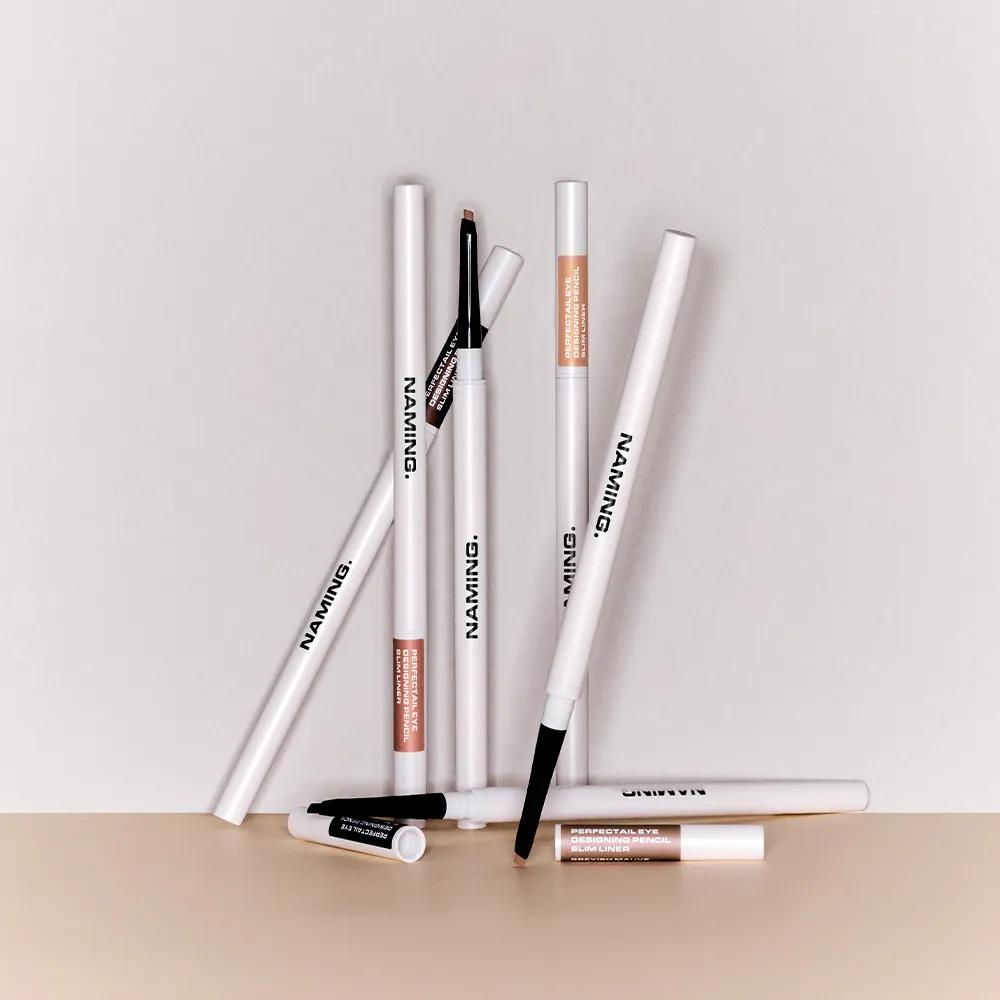 NAMING. Perpectail Eye Designing Pencil Slim Liner (11 Colors) ROSE ASH BROWN