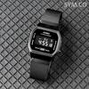 Casio Vintage Digital Public Free Buckle Son Seok-hee Watch 168 Black Mesh
