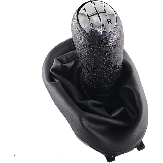 Gear Shift Lever Knob for Dacia for Logan 5 Speed (Color : 5 Speed Set) Shift Lever Knobs
