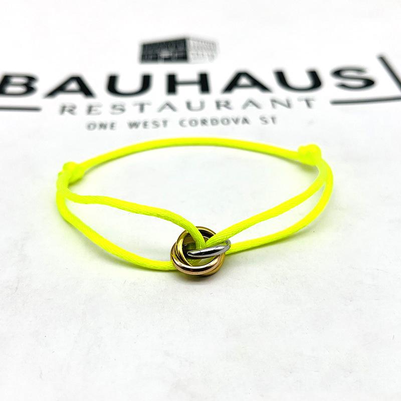 Simple Retro Lucky Woven Rope Bracelet For Women Men Temperament Trendy Luxury Circles Bangles Jewelry Accessories Gifts