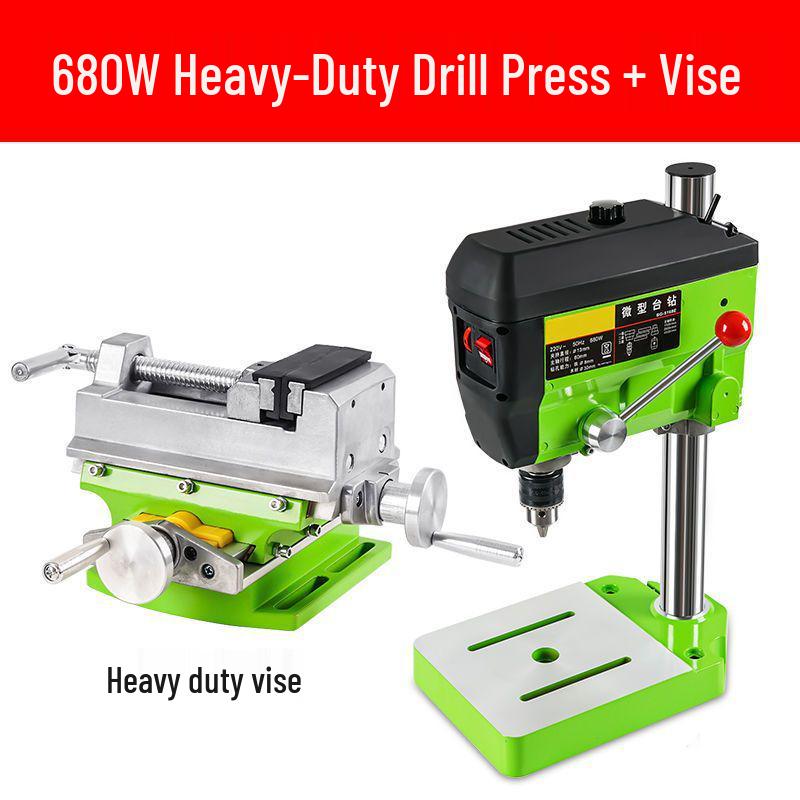 Compact 220V Precision Mini Bench Drill Press for Household & Industrial Use