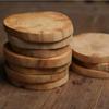 Natural Aged Camphor Wood Coaster - Freeform Tree Root Handle Ornament