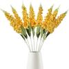 with Leaves Shyacinth Rattan Long Stem Silk Flower 3D Delphinium  Photo Props