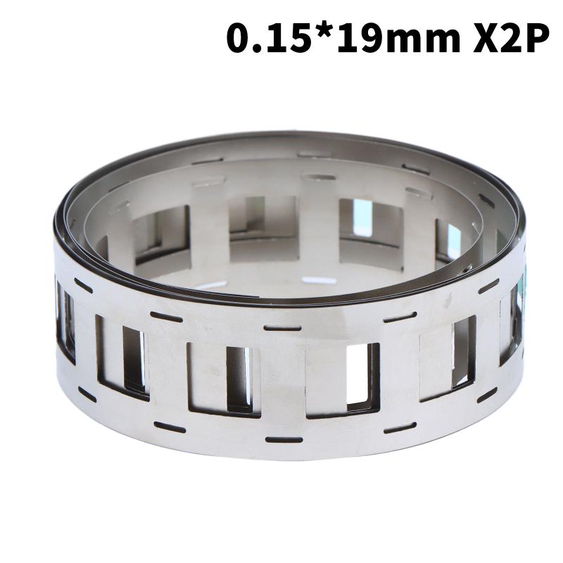 1 Rolle Lithium-Batterie-Nickelstreifen 1 Meter 0,15*20,2 mm 2P Vernickelter Stahlstreifen für 18650-Akkupack-Punktschweißen