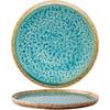 Mirror Ice Cracks Large 10.5-Inch Ceramic Disc Restaurant Cooking Plate Sashimi Plate Exit