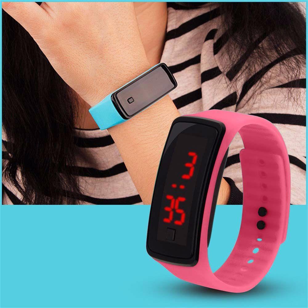 

Outdoor Watch Wrist Band LED Silicone Strap Electronic Watch Children s Watch Watch Sports Watches