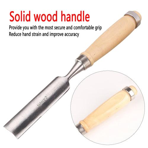 LinLiQiao 4-Piece Woodworking Chisel Set, DIY Wood Carving Chisel for Carpentry, Carving, and More (Size: 4 Set)