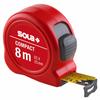 5000000" Compact CO 8" Tape Measure, Red, 8m