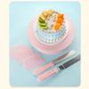 9 Pieces Cake Decorating Set DIY Baking Rotating Stand Non Slip Piping Table Round Silicone Cake Mold for Kitchen Baking