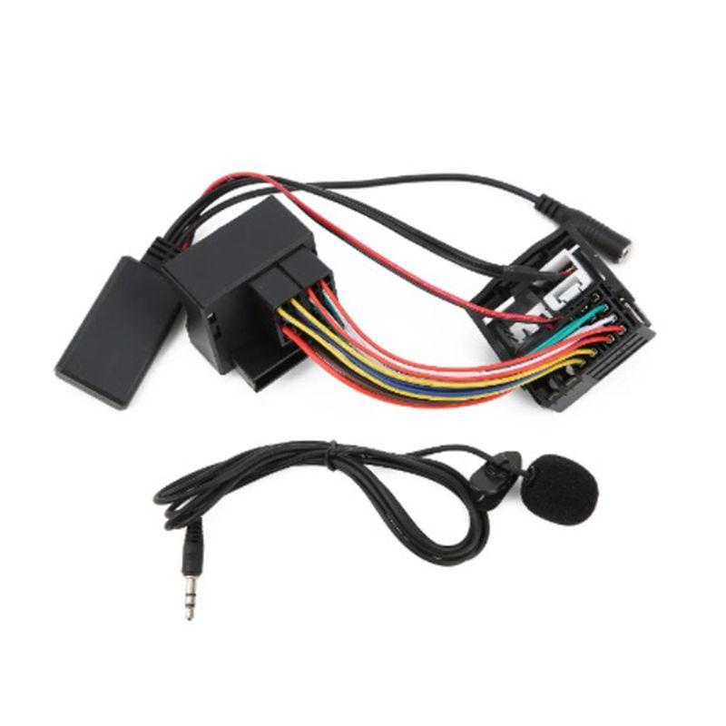 AA92-Car AUX Adapter Cable Bluetooth +MIC Fit For 307 308 407 RD4 Radio CD