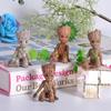 Cartoon Baby Groot Miniature Model Desktop Display Figurine Home Decor Figurine Office Anime Tree Man Ornaments Kids Toys Gifts