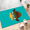 1pc P-Phineas and Ferb Design Printed Area Rug Carpet for Bedroom Living Room Home Decor Rugs Mat Non Slip Mat Rug for Bedside