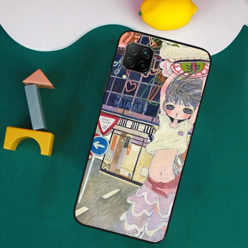 Cartoon Aesthetic Aya Takano For Huawei Nova 8i 3i 7i 11i 12i 9 10 SE Y73 Y90 Y70 Y72 Y61 Y91 P30 P40 Lite P60 Pro Case