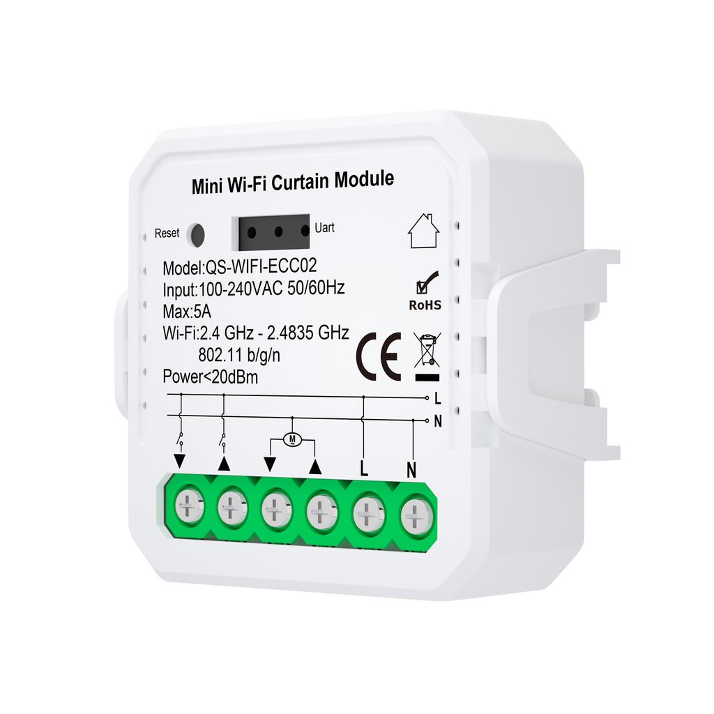 Tuya ZigBee Curtain Module Home Intelligent Appliance Curtain Module Mobilephone APP Remotely Control Compatible Alexa