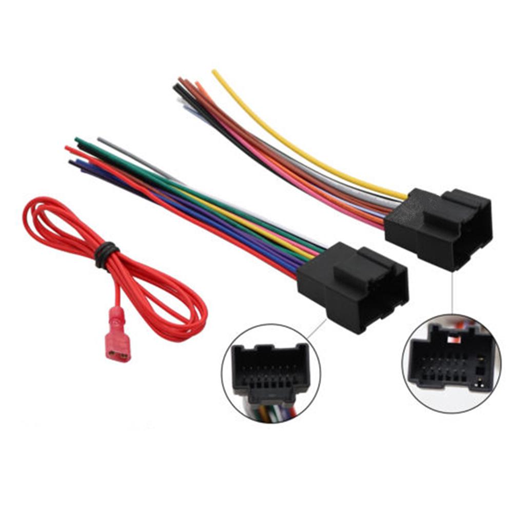 1 Set Stereo Radio Cable Wire Harness For 2007-2014 Cadillac Chevrolet Jeep GMC
