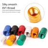 Robusts Aluminum valves Caps set Weather Resistant valves Stem Covers Dusts Proof Valves Stem Caps set for Vehicle Bikes