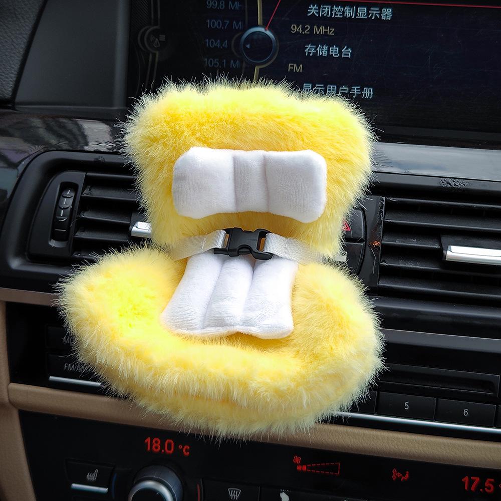 Puppensitz Autozubehör Ornament Labub Sicherheitssitz Puppenzubehör Dekoration