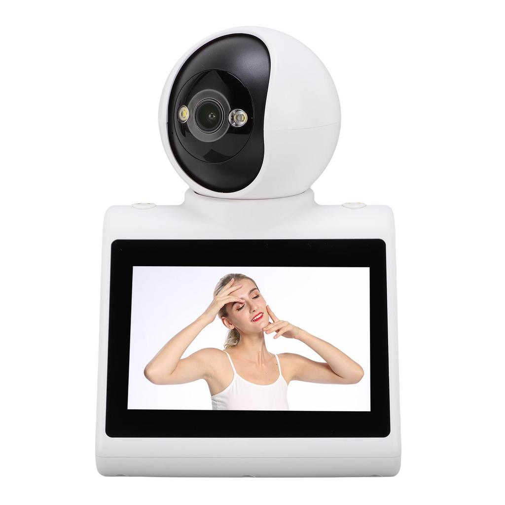 HD Two Way Video Camera 2MP WiFi Indoor Security Camera with One Click Video Call Smart Alarm for Home 64GB Memory Card