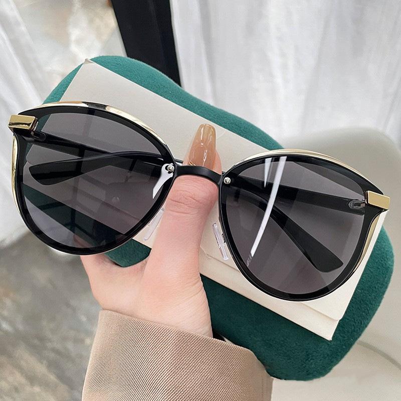 Fashion Classic Polarized Sunglasses for Women Cat Eye Brand Sun Glasses Luxury Round Eyeglasses UV400 Gafas De Sol